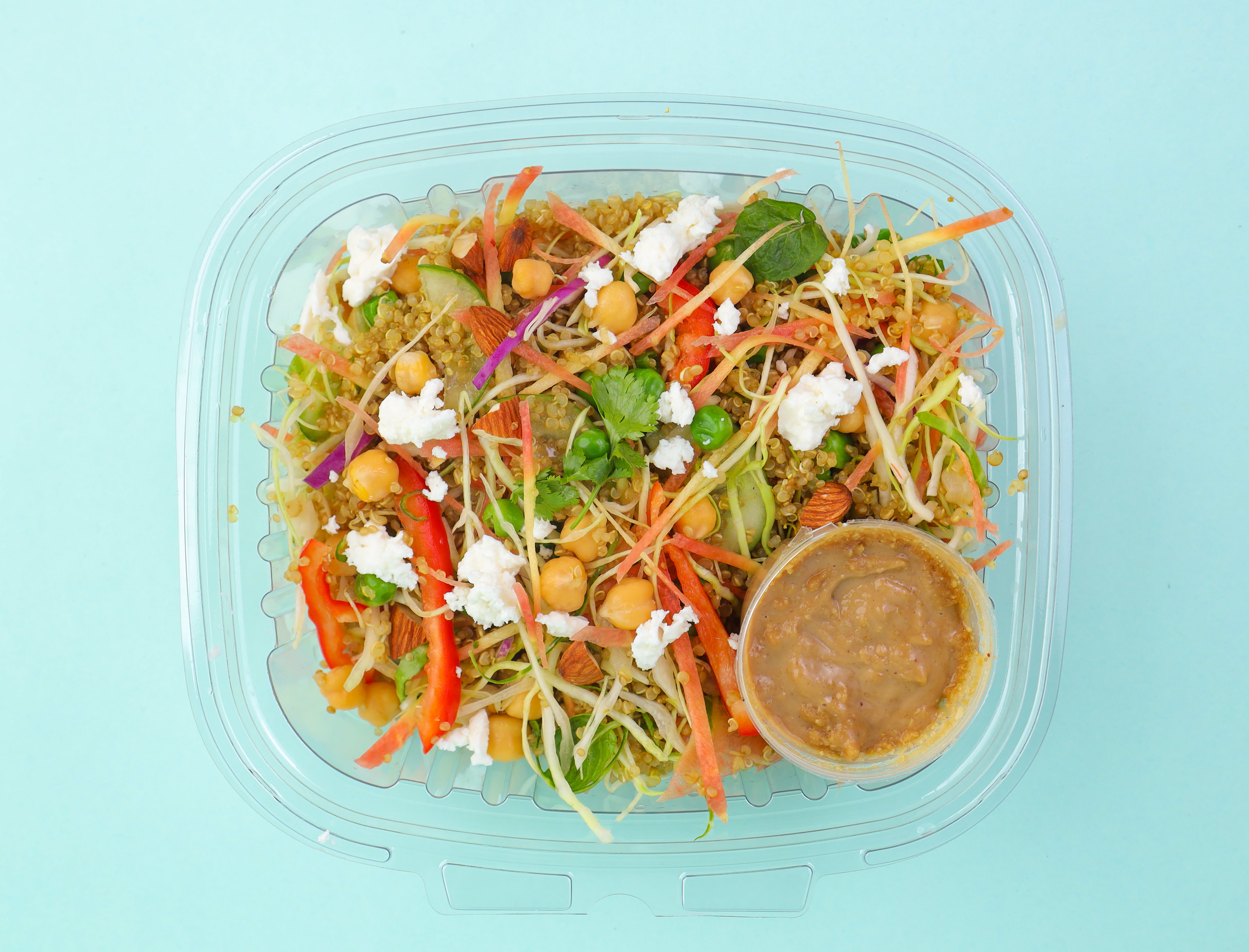 Crunchy Peanut Quinoa Satay