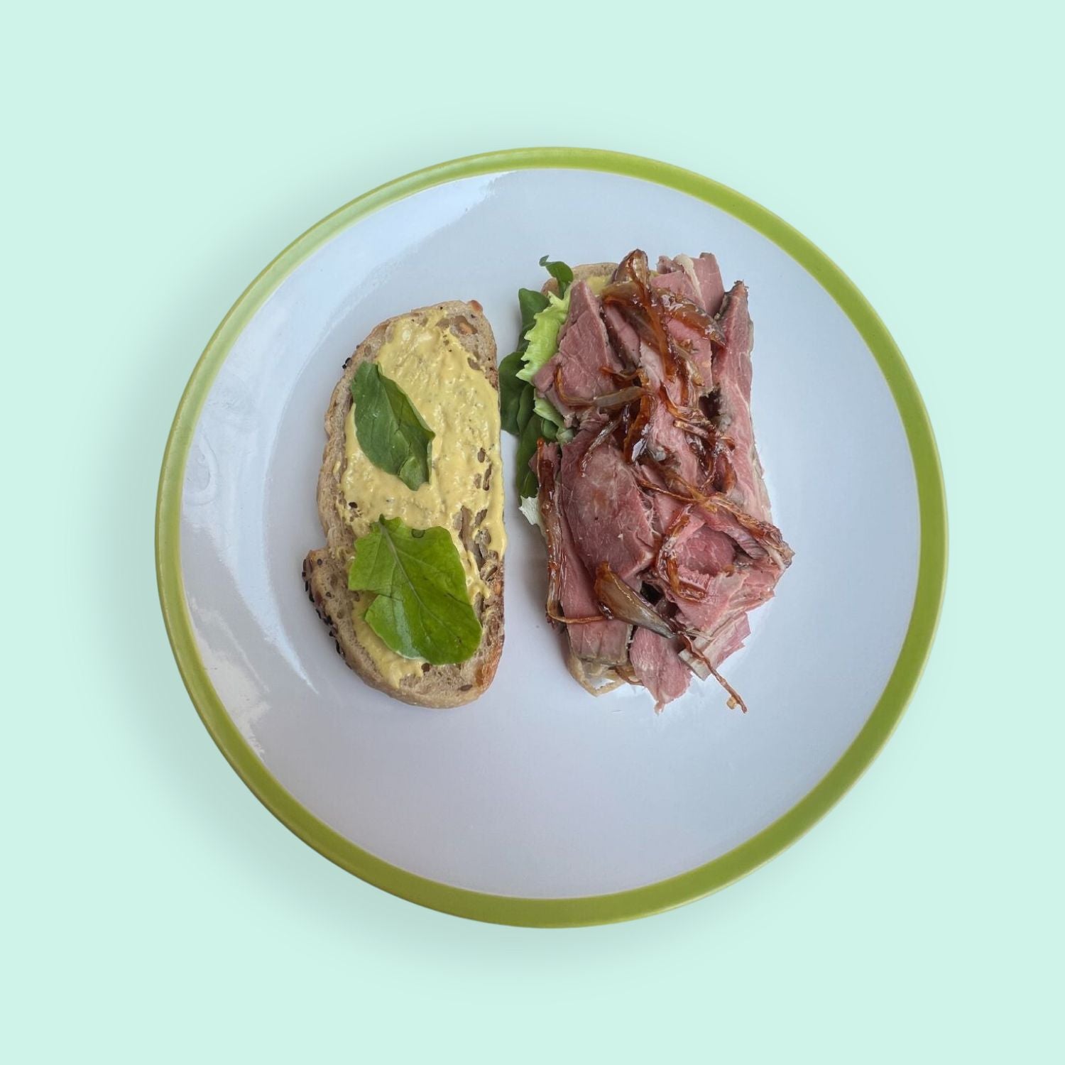 Classic Beef Pastrami Sandwich