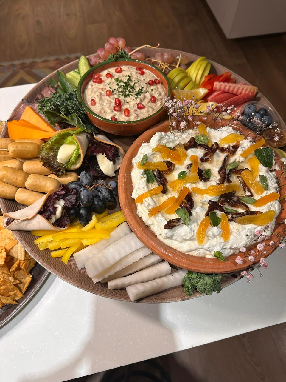 Labneh & Babaganoush Platter